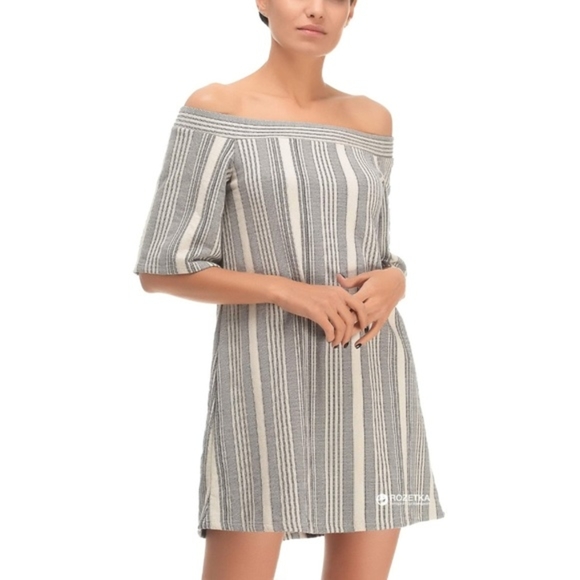 Zara Dresses & Skirts - Zara TRF BOHO Chic Stripes Off the Shoulder Dress